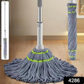 Squeeze Twist Mop Self Wringing Mop Stainless Steel Handle (1 Pc)