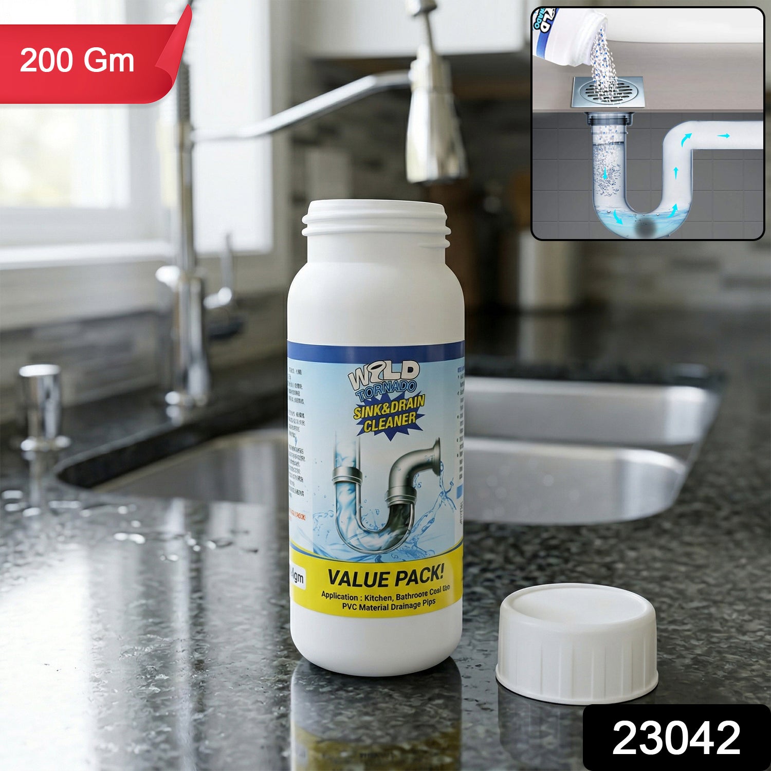 Sink And Drain Cleaner Powder 200 Gm